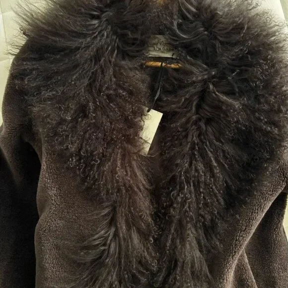 Charlotte Simone Limited Edition Donna Coat in Chocolate Brown - Picture 10 of 13